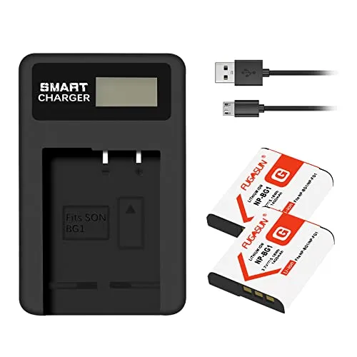 Stück NP-BG1 NPBG1 NP-FG1 NPFG1 Akku mit Ladegerät für DSC-H10 H20 H50 H55 H70 H90 DSC-HX9V HX10V HX20V HX30V DSC-T20 T100 DSC-W90 W100 W120 W130 W150 W170 W200 W210 W215 W220 W230 W270 W290 W300 2