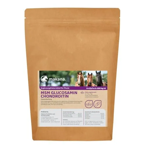 Makana MSM Glucosamin Chondroitin Pulver, 500 g Beutel