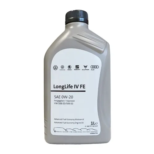 VW LongLife IV FE 0W-20 - 1 Liter  (1L) | Original OEM - VW 508.00 / 509.00
