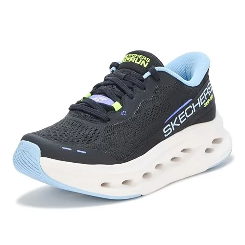 Skechers Damen Max Cushioning Glide-Step Caledonia Sneaker - Damen-Sneaker mit innovativer Rocker-Technologie, rutschfest und mit luftgekühlter Goga-Matten-Einlegesohle für ultimativen Komfort.