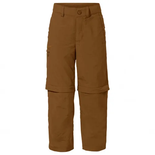 Vaude Kinder Detective Antimos Zo Hose (Größe 146, braun) - Robuste Kinderhose mit Insektenschutz, ideal für angenehmes und trockenes Wandern in den Bergen.