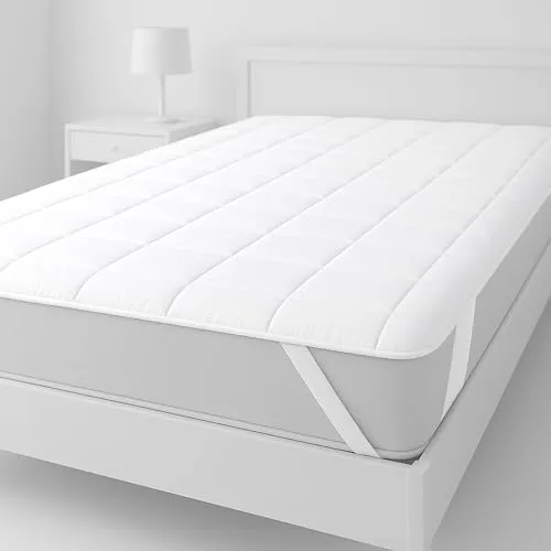 Matratzenschoner 90 x 200 cm - Hygienischer Matratzenschutz für Boxspringbetten - Matratzenschutzbezüge, Öko-Tex zertifiziert und waschbar bei 60°C für hygienische Sauberkeit. Atmungsaktiv und weich, ideal für Matratzen bis 30 cm Dicke.