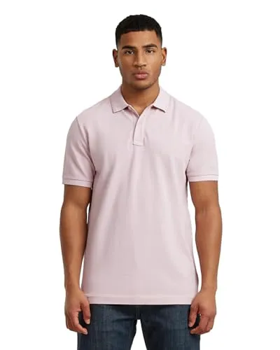 G-STAR Poloshirt Dunda Overdyed Slim lila L (52/54) - Stylisches Poloshirt in burnished lilac, aus hochwertiger Baumwolle-Elasthan-Mischung für optimalen Tragekomfort. Pflegeleicht und ideal für lässige Outfits.