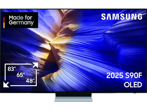 Samsung OLED S90F 4K Vision AI OLED-TV 83 Zoll - Premium 83" OLED Fernseher mit 4K Vision AI, Smart TV-Funktionen und hervorragendem Bildqualität für ein unvergleichliches Seherlebnis.