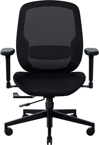 Razer Fujin Gaming-Stuhl - Atmungsaktiver Gaming-Stuhl mit Synchro-Tilt - Gaming-Zubehör mit ultra atmungsaktivem Mesh und 130° Neigung für optimalen Komfort während langer Spielsitzungen.