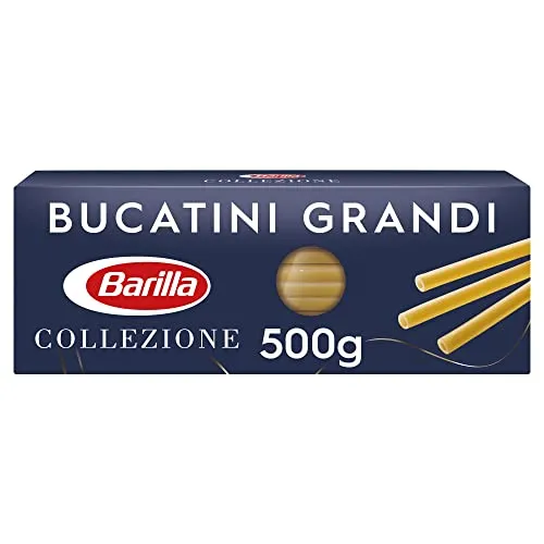 Barilla Collezione Bucatini Grandi Pasta aus hochwertigem Hartweizen immer al dente, (1 x 500 g)