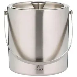 VINERS Edelstahl-Eiskübel 1,5 l - doppelwandig - Eleganter Eiskübel aus Edelstahl, doppelwandig für optimale Temperaturhaltung. Ideal für Partys und besondere Anlässe. Handreinigung empfohlen für langanhaltenden Glanz.