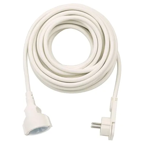 BRENNENSTUHL Kunststoff Verlängerungskabel 10 m - Praktisches 10 m Verlängerungskabel, ideal für den Einsatz hinter Möbeln. Robuste Kunststoffausführung für zuverlässige Leistung.