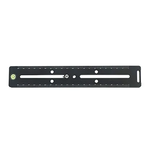 Arca Swiss Doppel-Schwalbenschwanz-Klemmplatte, 240 mm, 39 mm breit, Universal-Schnellspanner für Stativ-Kugelkopf mit handverstellbarer Edelstahlschraube