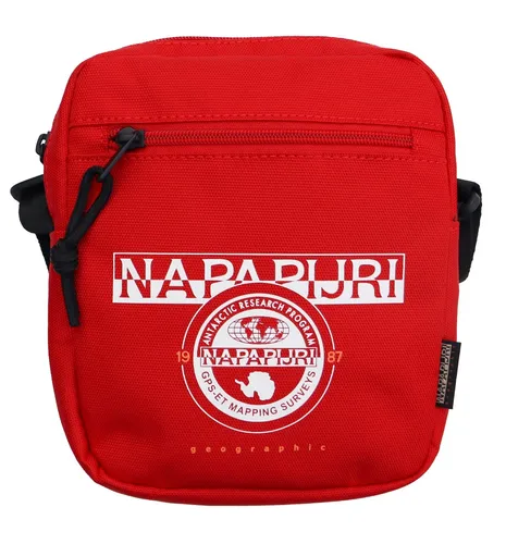NAPAPIJRI H-BOUSSINE CB Schultertasche - Rote Crossover-Tasche - Stylische Schultertasche für Unisex Erwachsene mit praktischen Außentaschen und einem umlaufenden Reißverschluss. Perfekt für den täglichen Einsatz!