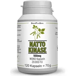 Nattokinase 100 mg Mono 20.000 FU Kapsel 120 St - rezeptfrei, unterstützt die Herz-Kreislauf-Gesundheit und fördert die Durchblutung