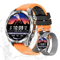Valdus Herren Fitness-Tracker mit 3ATM Wasserdichtigkeit & Telefonfunktion - Multifunktionale Gesundheitsuhr für aktiven Lebensstil: Herzfrequenzmessung, Schrittzähler und smarte Benachrichtigungen in elegantem Design – ideal für Sport und Alltag.