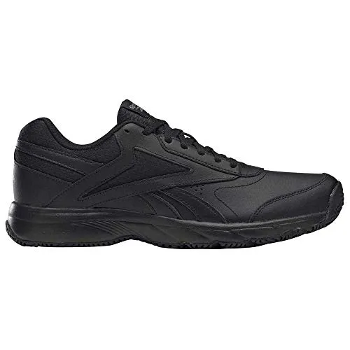 Reebok Herren Work N Cushion 4.0 Gymnastics Shoe - Laufschuhe mit Leder-Obermaterial, ideal für professionelle Verwendung mit optimaler Unterstützung und Polsterung für lange Tage auf den Beinen.