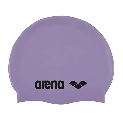 arena Classic Unisex Silikon-Badekappe, Schwimmkappe für Frauen und Männer, Badekappe mit Verstärktem Rand, Weiche und Strapazierfähige Schwimmkappe