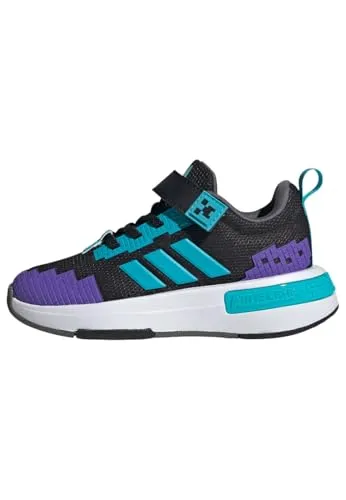 adidas Unisex Kids Minecraft PRO Kids Schuh – Bequeme Sneakers für Kinder - Stylische Kinder Sneakers mit regulärer Passform und Schnürsenkeln. Das Textil-Obermaterial sorgt für Komfort, während die CLOUDFOAM Zwischensohle für ein angenehmes Tragegefühl sorgt.