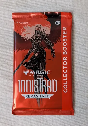 MAGIC: The Gathering Innistrad Remastered Collector Booster - TCG OVP Packs, enthält 15 hochwertige Karten im Englisch-Format, ideal für Sammler und Spieler, neu und originalverpackt.