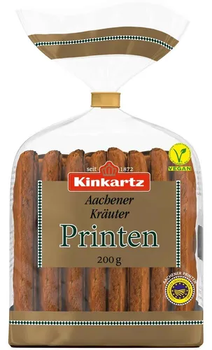 Kinkartz Aachener Kräuter Printen - Weihnachten Gebäck - 200 Gramm