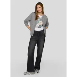 Rabe Strickjacke Tender Grey Größe 42 - Stylische Strickjacke aus 50 % Wolle, 30 % Polyamid und 20 % Modal. Ideal für einen modischen Look und angenehmen Tragekomfort.