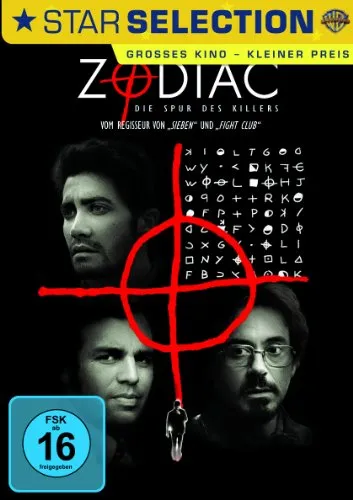 Zodiac - Die Spur des Killers - Spannender Thriller über die Jagd nach einem Serienkiller, freigegeben ab 16 Jahren, ideal für Krimi-Fans.