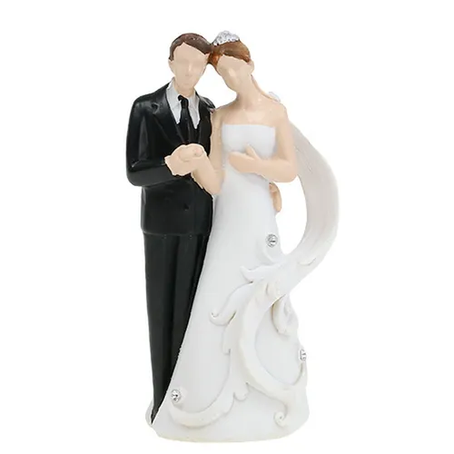 Elegante Hochzeitsdekoration Brautpaar Figur
