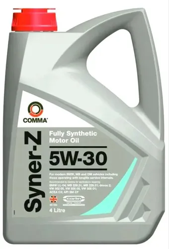 Comma Motoröl SYNER-Z 5W30 SYZ4L - Hochwertiges Motoröl für optimale Leistung und Schutz Ihres Motors. Ideal für den täglichen Einsatz und sorgt für reibungslose Abläufe.