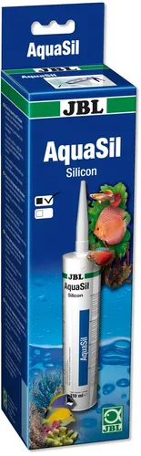 JBL AquaSil 6139300 Spezialsilikon für Aquarien - Wasseraufbereitung für Aquarien – Fischunbedenkliches Spezialsilikon in schwarz, ideal für rahmenlose Aquarien und Dekorationen, mit schneller Aushärtung und hoher Klebkraft.