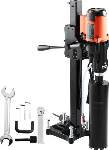 VEVOR Diamantkernbohrmaschine 3200 W - Bohrmaschine für Nass- und Trockenbohren mit 3200 W Leistung, ideal für Stahlbeton und andere Materialien. Ergonomisches Design für müheloses Arbeiten und hohe Präzision.