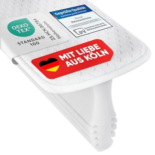 Blumtal Matratzenkeil Ritzenfüller 200 cm - Oeko-TEX zertifizierter Bettlückenfüller - Liebesbrücken, rutschfester und schadstoffgeprüfter Matratzenkeil für mehr Nähe im Bett, passend für alle Matratzengrößen und sofort einsatzbereit.