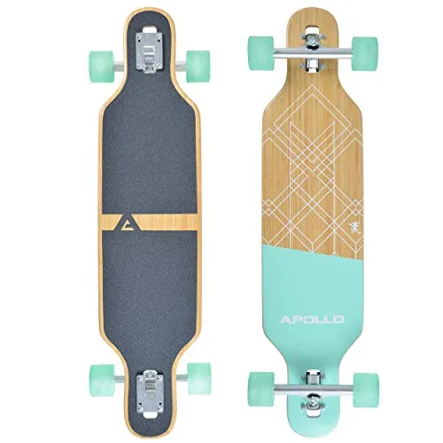 Apollo Longboard Twin Tip DT 36" – Hochwertiges Freizeitboard - Erlebe Fahrspaß mit dem Apollo Twin Tip DT Longboard! Mit 8 Holzlagen und ABEC9 Kugellagern bietet es optimale Stabilität und Geschwindigkeit. Ideal für alle, die ein stilvolles und leistungsstarkes Board suchen!