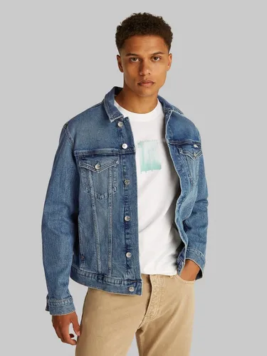 Calvin Klein Jeans SLIM DENIM JACKET - Funktionsjacke aus langlebigem Stretch-Denim, körpernaher Schnitt für optimalen Sitz und vielseitige Kombinationsmöglichkeiten für lässige sowie schicke Outfits.