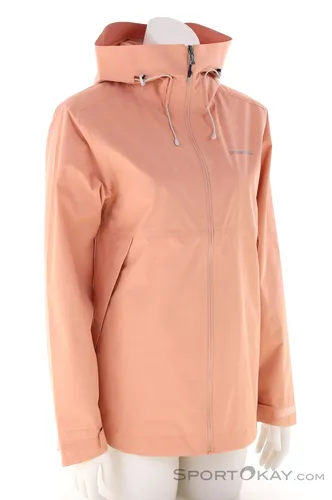 Didriksons Tilde Damen Jacke 4 - Clay Pink, Größe 40 - Funktionsjacke mit verstellbaren Ärmelabschlüssen und seitlichen Reißverschlusstaschen, ideal für aktive Frauen, die Stil und Funktionalität suchen.