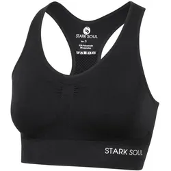 Stark Soul® Sport-BH Bra Light Support - Sport BH, doppellagig, für Damen Doppellagiges Material schwarz L