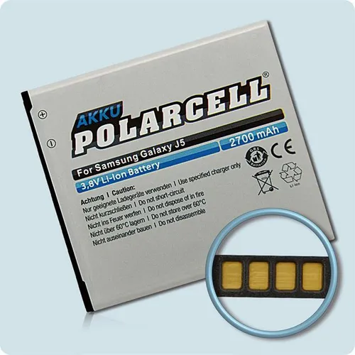 PolarCell Akku für EB-BG531BBE - Samsung Galaxy Grand Prime Galaxy J3 2016