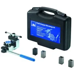 ATE Doppel-Bördelgerät Bremsleitung 4,75mm - Professionelles Bördelgerät für Bremsrohre mit 4,75 mm, 6 mm, 8 mm und 10 mm Durchmesser. Einfache Einstellung und schonende Einspannung mit glatten Spannbacken für präzises Bördeln.