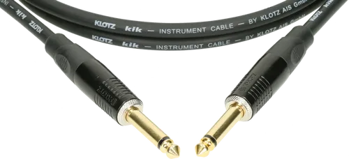 KLOTZ KiK Pro Kabel, gerade/gerade, vergoldet - 9m