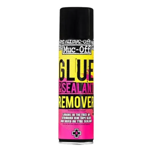 Muc Off Glue & Sealant Remover - Aufkleber Entferner Fahrradreiniger Rahmen- und Felgenreiniger Entfernt Effektiv Aufkleber, Felgenbandkleber und Getrocknete Dichtmittelreste von Rahmen und Felgen
