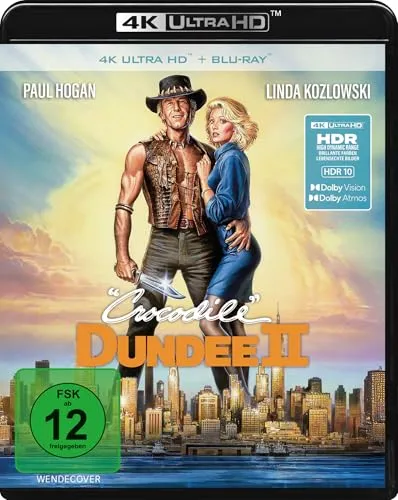 Vorbestellung: Crocodile Dundee II - 4K Ultra HD + Blu-ray - Filme, erleben Sie den Kultklassiker in atemberaubender 4K Ultra HD-Qualität, erhältlich ab dem 13.11.2025!