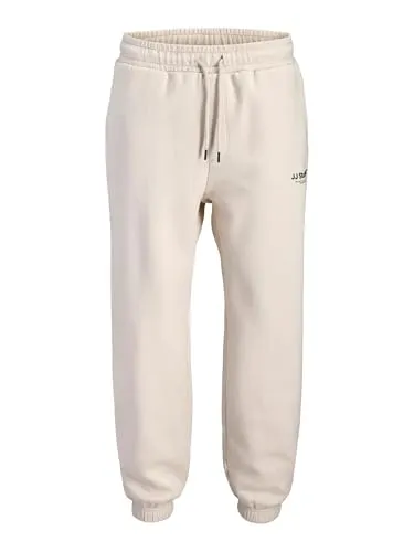 Jack & Jones Regular Fit Sweatpants 'KANE' in Beige, Größe S - Herren Sweatpants in Regular Fit, aus weichem Baumwoll-Mix mit elastischem Bund und Kordelzug für optimale Passform. Ideal für entspannte Stunden oder sportliche Aktivitäten.