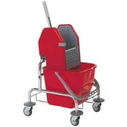 meiko Textil GmbH Einfachfahreimer ECO 15 Liter mit Kunststoffpresse - Praktischer Einfachfahreimer mit 15 Liter Kapazität und robuster Kunststoffpresse, ideal für effiziente Reinigungseinsätze.