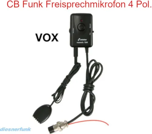 Stabo CB-Funk-Freisprecheinrichtung mit 4-pol.-Stecker (71566)