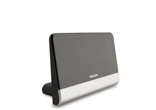 Philips SDV6222 Antenne TV Silber - DVB-T/T2 Antenne mit 1 Jahr Herstellergarantie, ideal für Empfang von digitalem Fernsehen