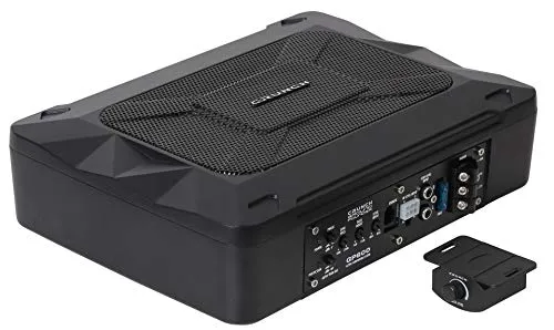 Crunch GP600 - Aktiver Subwoofer | Untersitz - Car-HiFi-Lautsprecher mit 200W Leistung, langlebig und robust für kraftvollen Bass in Ihrem Fahrzeug.