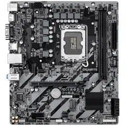 Gigabyte H810M H mATX Mainboard - Mainboard für Sockel 1851, ideal für Intel-Prozessoren, bietet VGA/HDMI-Ausgänge und ist perfekt für kompakte Builds.
