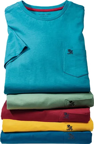 Otto Kern T-Shirt (Packung, 5er-Pack) formstabile, farbsatte Qualität