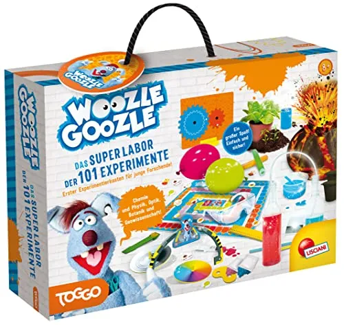 Lisciani WOOZLE GOOZLE - Das Superlabor der 101 Experimente, ideales Experimentierset für Kinder ab 8 Jahren zur Förderung von Konzentration und Kreativität