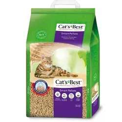 JRS Cats Best Nature Gold 20l / 10kg - Saugstarkes Katzenstreu - Katzenstreu aus 100% biologisch abbaubaren Smart Pellets, ideal für Langhaarkatzen mit Anti-Haft-Effekt und hervorragender Saugkraft.