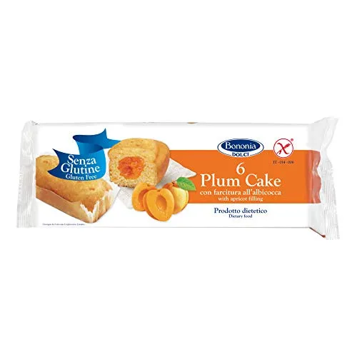 BONONIA PLUMCAKE ALBICOCCA SENZA GLUTINE 6 X 45 G
