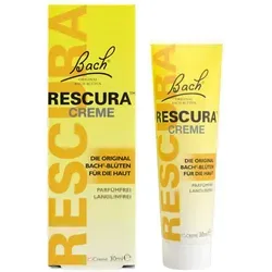 Bach RESCURA Creme 30 ml - Beruhigende Hautpflege - Arzneimittel zur Linderung von Hautirritationen, rezeptfrei erhältlich und ideal für empfindliche Haut.