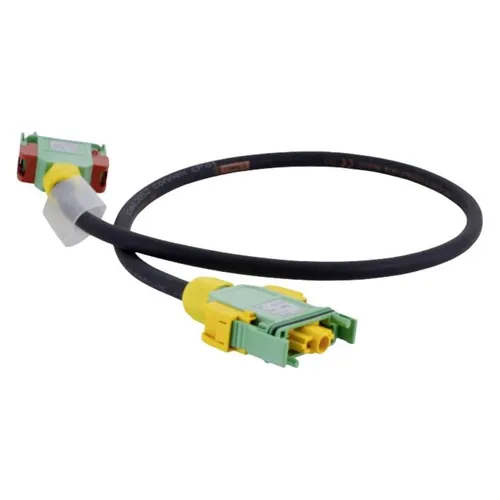 Contrik Erdungskabel H07RN-F1X 16mm² Schwarz - Hochwertiges, konfektioniertes Erdungskabel für einfache Verdrahtung. Mit speziellen Verriegelungsclips, die eine sichere Anwendung gewährleisten. Ideal für den professionellen Einsatz im Netzwerkkabelbereich.