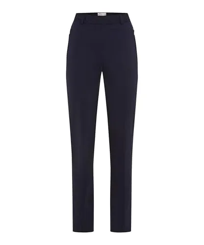 Raphaela by Brax Style LILLYTH Navy 42 - Damen-Hosen, elegante Schlupfhose im Super Slim Fit aus hochwertigem Baumwollmix mit feiner Jersey-Qualität und praktischen Reißverschlusstaschen.